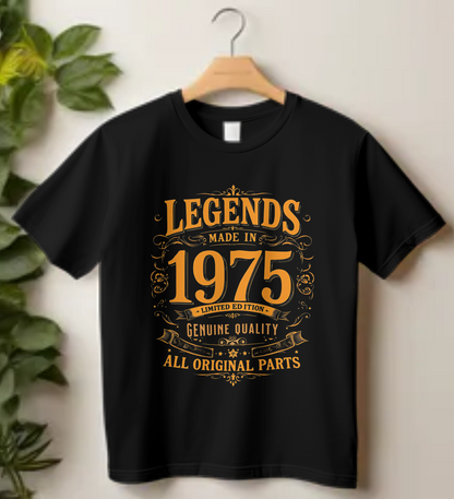 1975 Birthday Male Classic Crew T-Shirt (Legends Made in 1975)