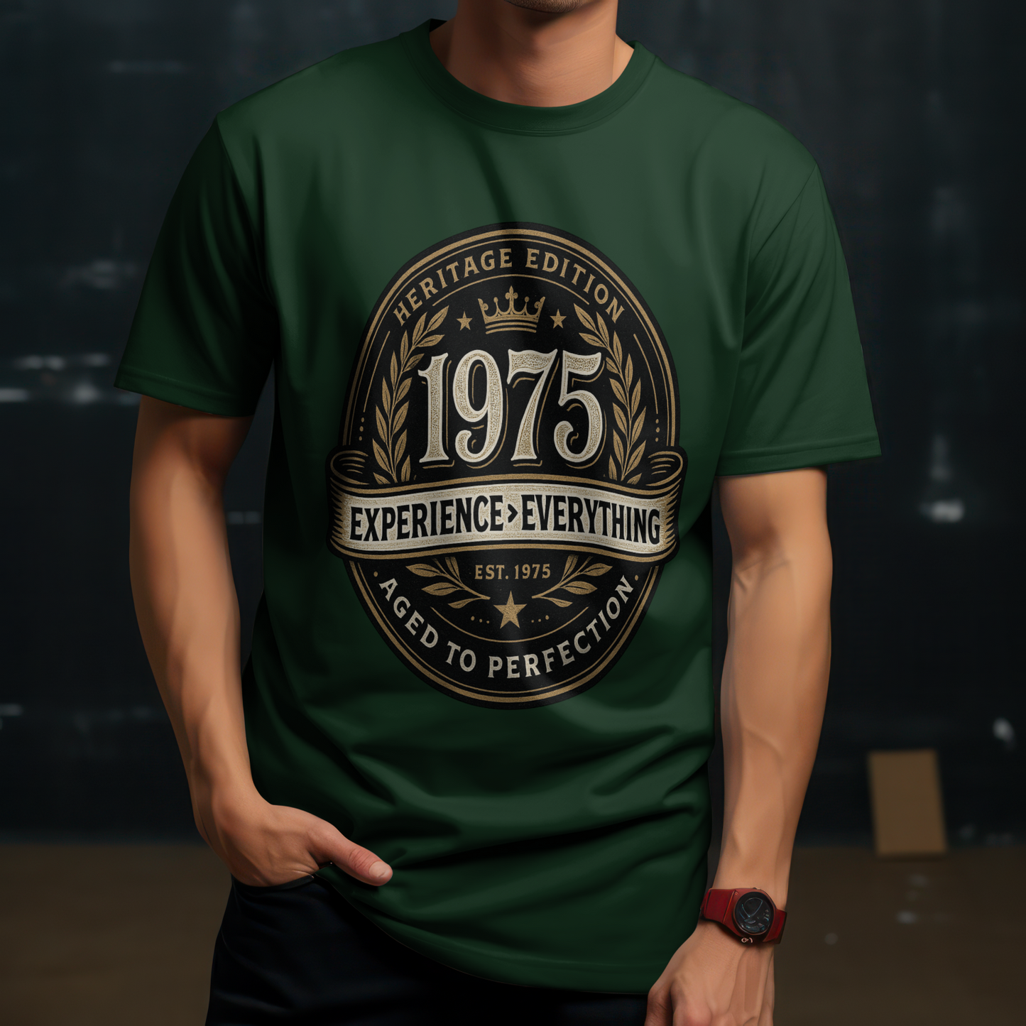 1975 Unisex Classic Crew T-Shirt (Experience > Everything Dark)