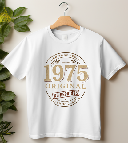 1975 Unisex Classic Crew T-Shirt (Original No Reprint)