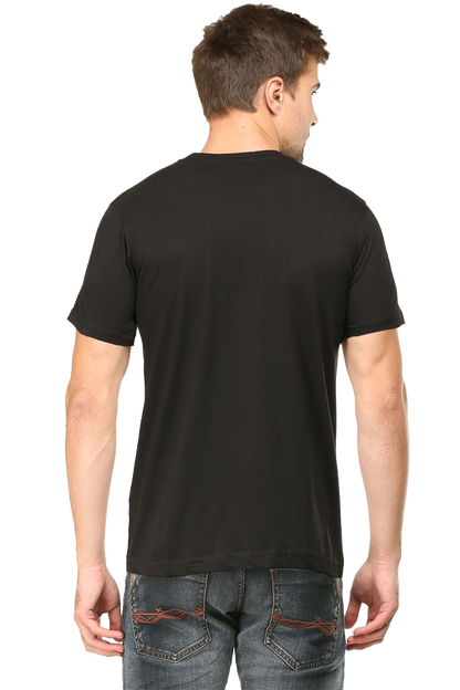 Round Neck Mens Tshirt (Life is too short for regrets)