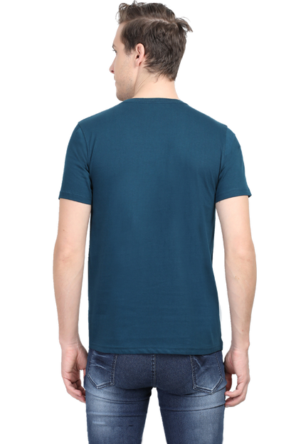 Round Neck Mens Tshirt (Life is too short for regrets)