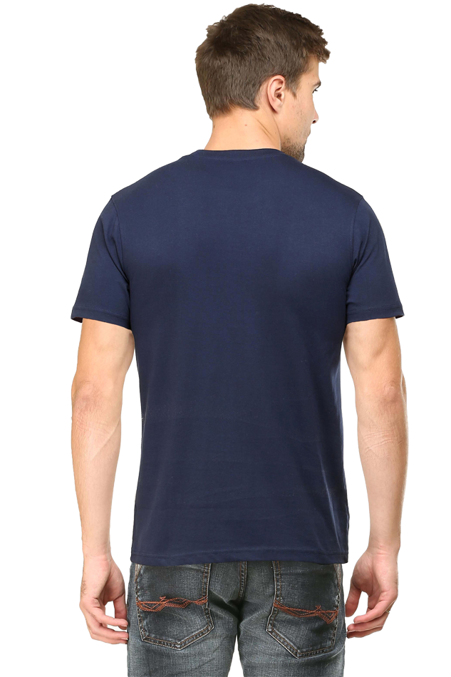 Round Neck Mens Tshirt (Life is too short for regrets)