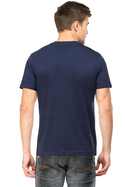 Round Neck Mens Tshirt (Life is too short for regrets)