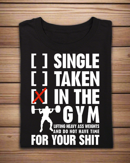 Round Neck Half Sleeve Gym T-Shirt (Single, taken, at the gym)