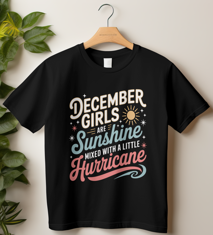 December Birthday Women's Classic T-Shirt (December Girls are Sunshine)