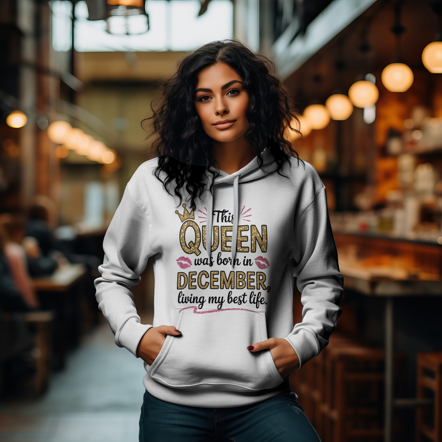 December Birthday Women Hoodie (This Queen was born in December)