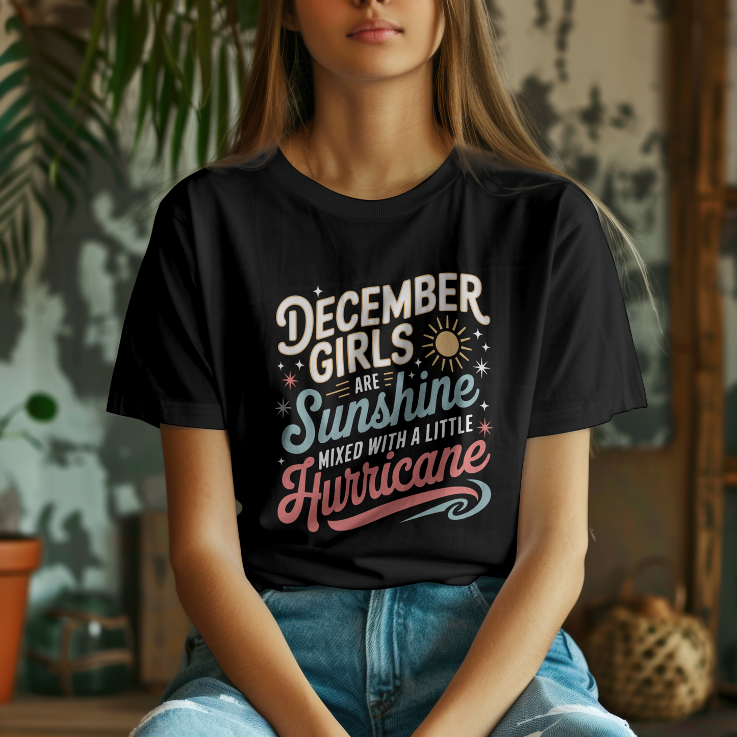 December Birthday Women's Classic T-Shirt (December Girls are Sunshine)