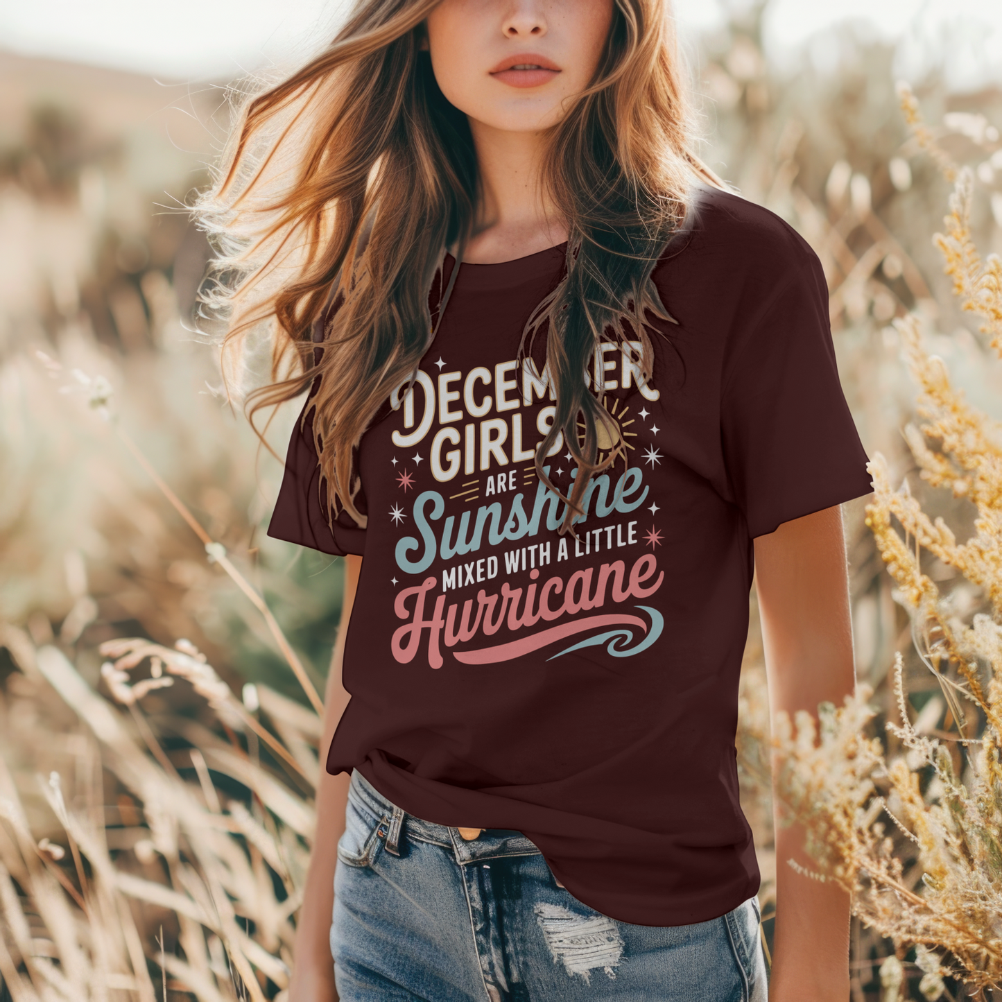 December Birthday Women's Classic T-Shirt (December Girls are Sunshine)