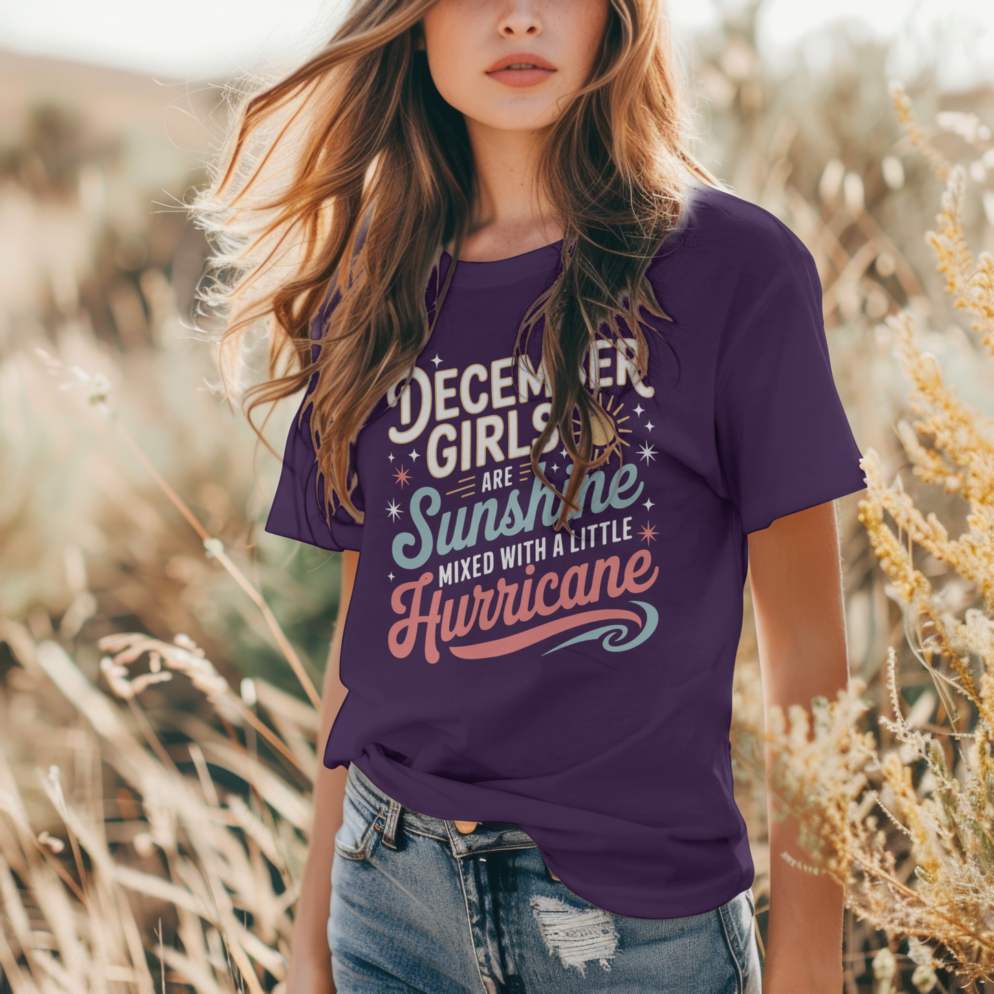 December Birthday Women's Classic T-Shirt (December Girls are Sunshine)