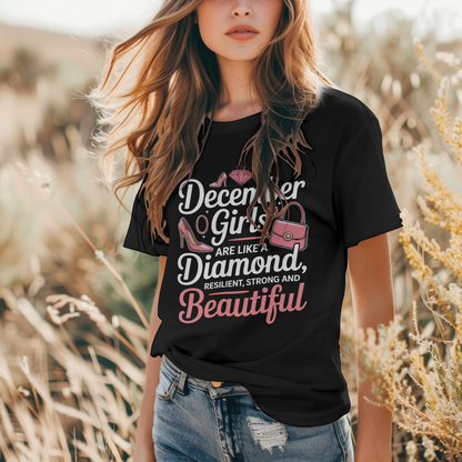 December Birthday Women's Classic T-Shirt (December Girls are like a Diamond)