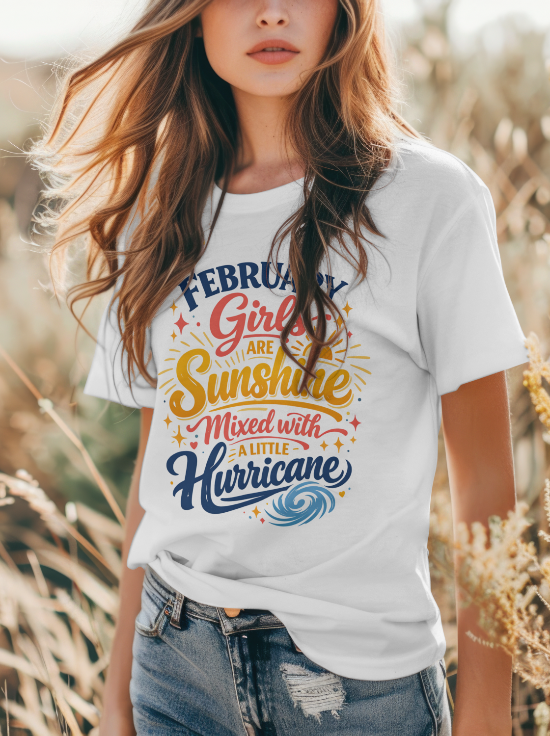 February Birthday Women's Classic T-Shirt (February Girls are Sunshine)