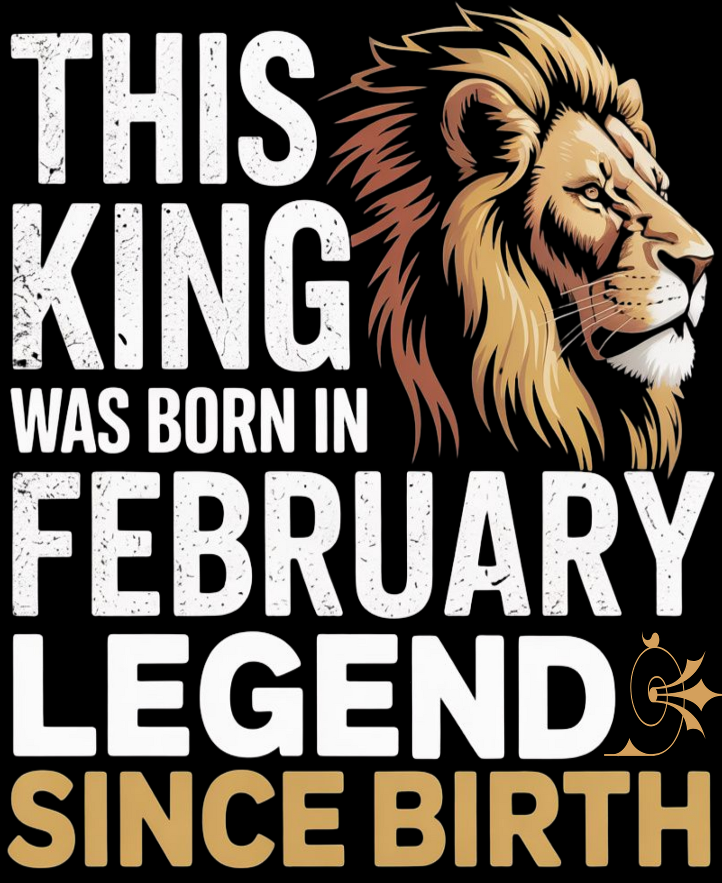 February Birthday Sweatshirt (This King was born in February)