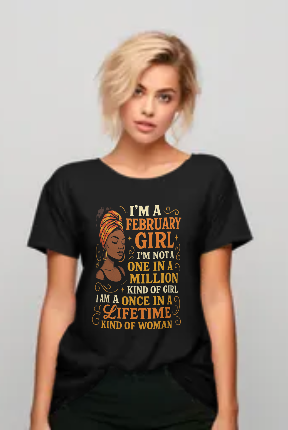 February Birthday Girl's Classic T-Shirt (I'm a February Girl)