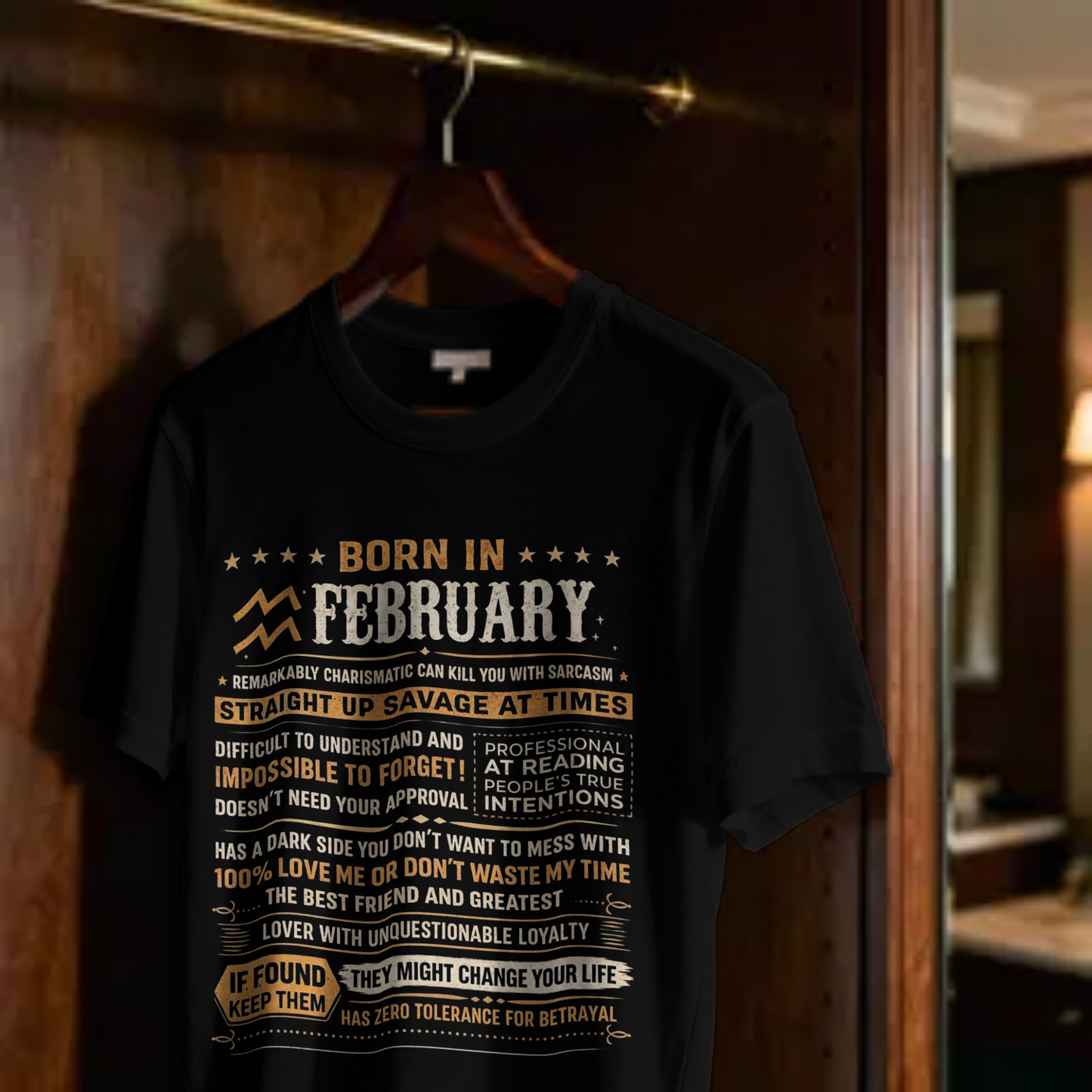 February Birthday Girl's Classic T-Shirt (Born in February)