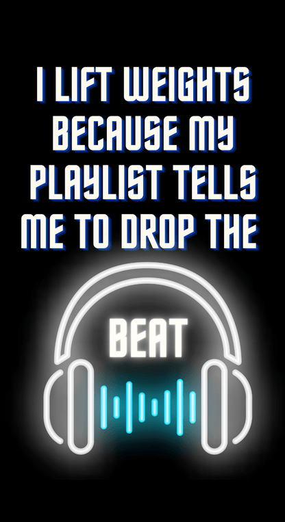 Round Neck Men T-Shirt (I lift Weight Because)