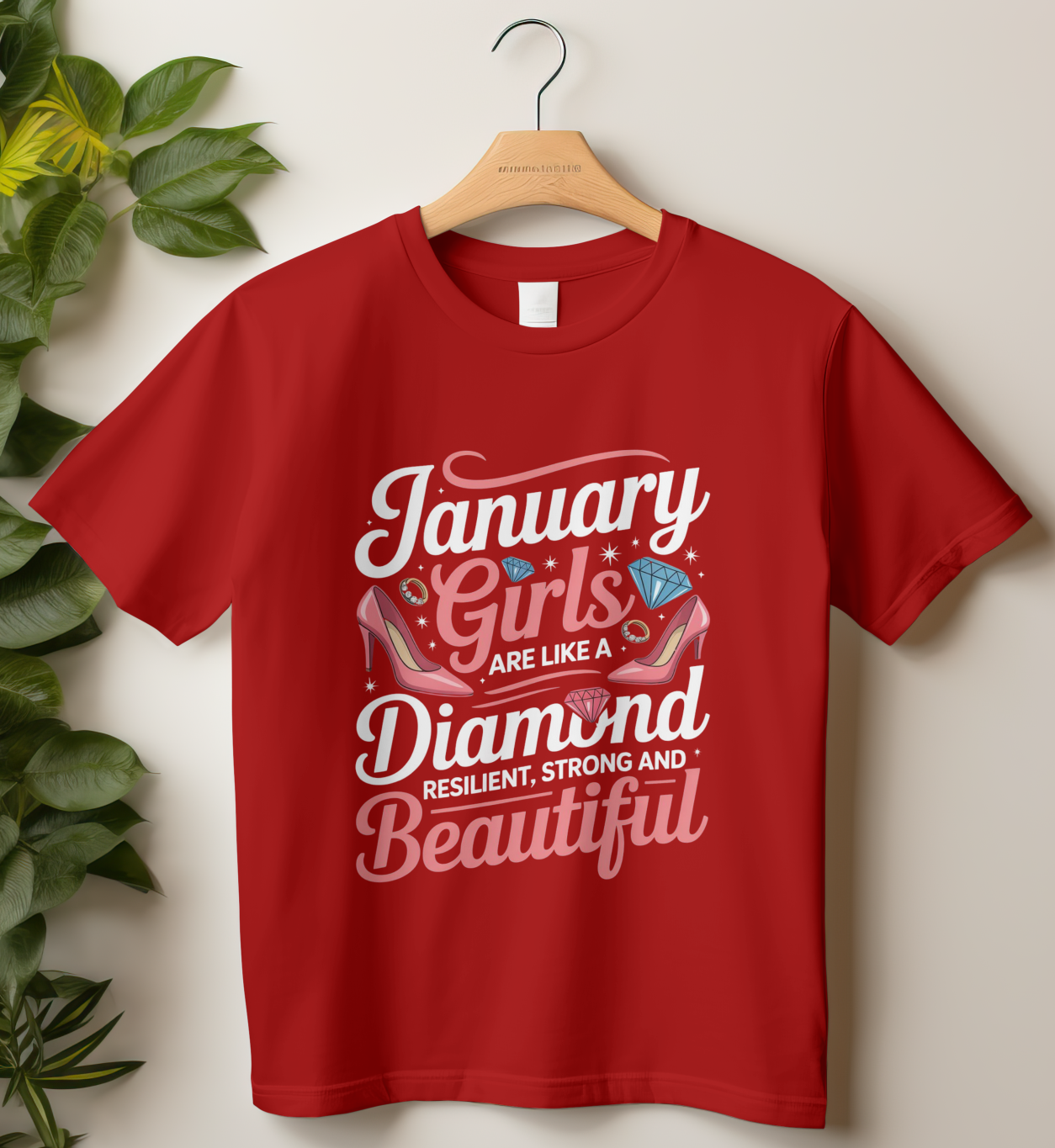 January Birthday Women's Classic T-Shirt (January Girls are like a diamond resilient, strong and beautiful)