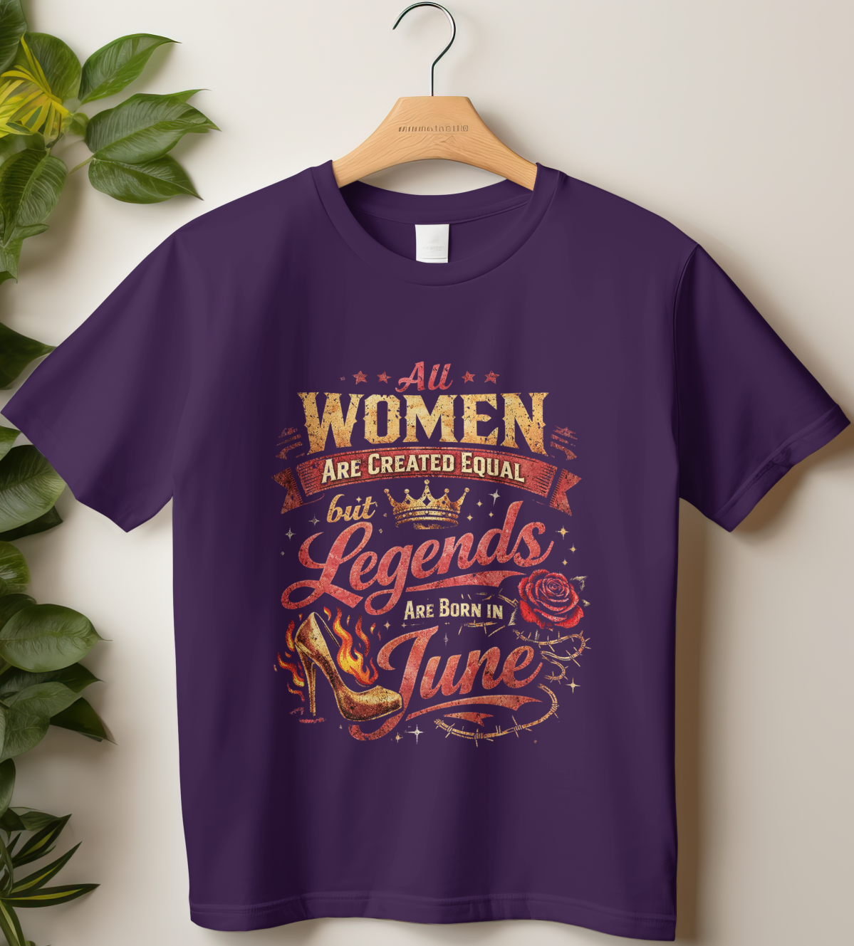 June Birthday Women's Classic T-Shirt (All WOMEN Are Created Equal, but Only Legends Are Born in June)