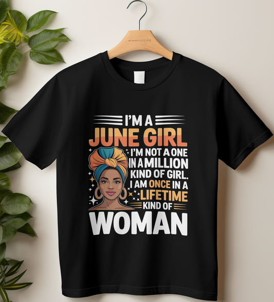June Birthday Women's Classic T-Shirt (I'm a June Girl)