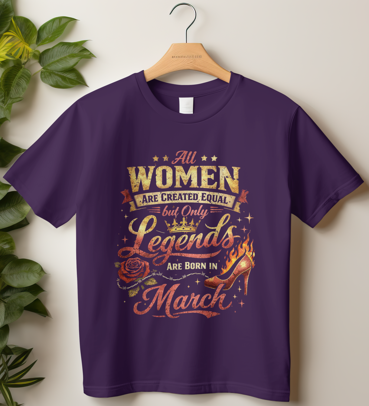 March Birthday Women's Classic T-Shirt (All Women are created equal)