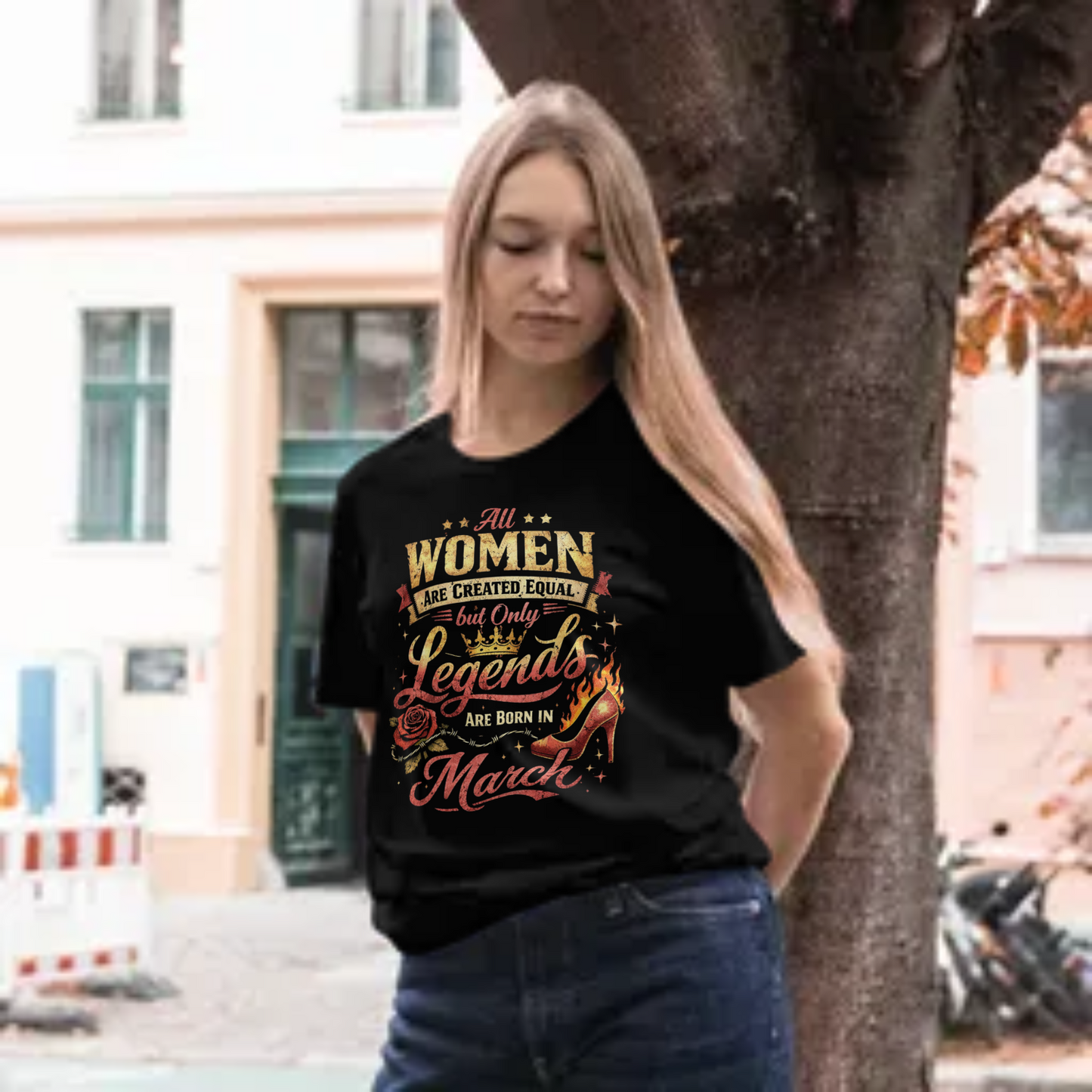 March Birthday Women's Classic T-Shirt (All Women are created equal)
