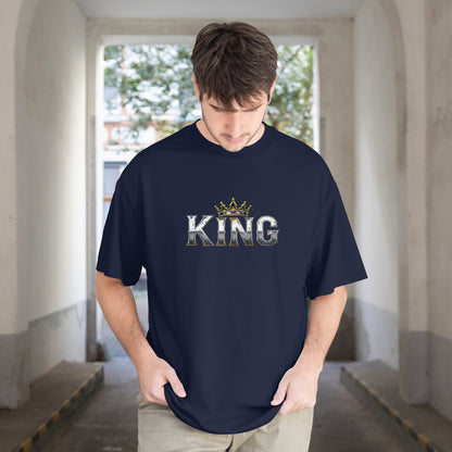 November Birthday Unisex Terry Oversized Tee Half Sleeve (Never Underestimate a King)