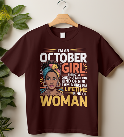 October Birthday Women's Classic T-Shirt (I'm an October Girl)