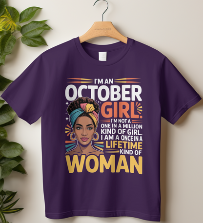 October Birthday Women's Classic T-Shirt (I'm an October Girl)