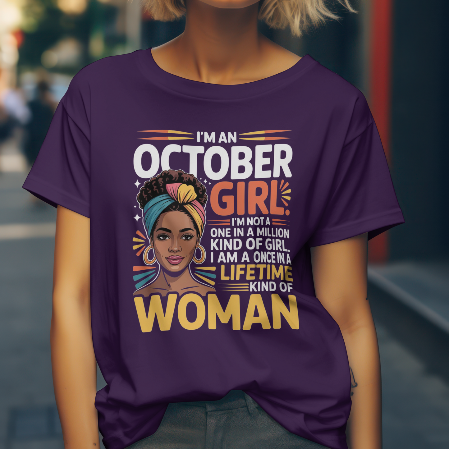 October Birthday Women's Classic T-Shirt (I'm an October Girl)