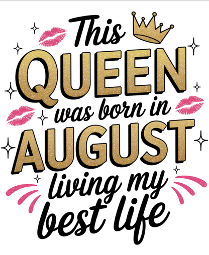 August Birthday Unisex Sweatshirt Full Sleeve(This Queen Was born in August)