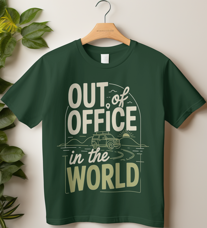 Travel T-shirt Classic Crew T-Shirt (Out of Office, In the World)