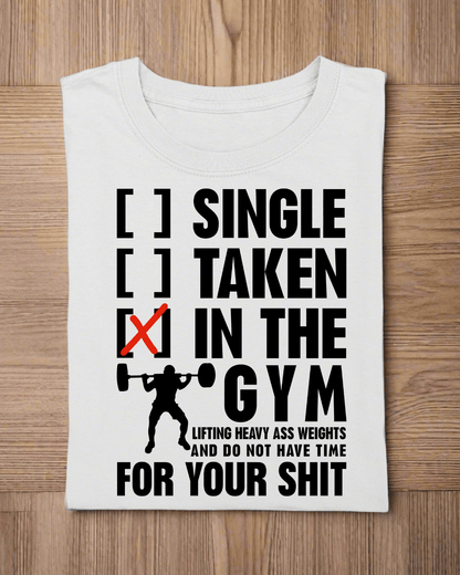 Round Neck Half Sleeve Gym T-Shirt White (Single, taken, at the gym)