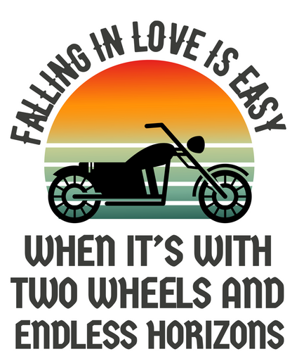 Round Neck Mens Tshirt (Falling in love is easy)